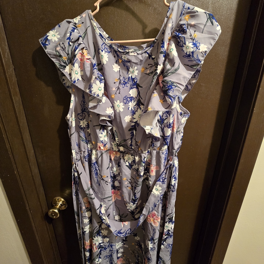 SHEIN Curve Floral Print Dress
